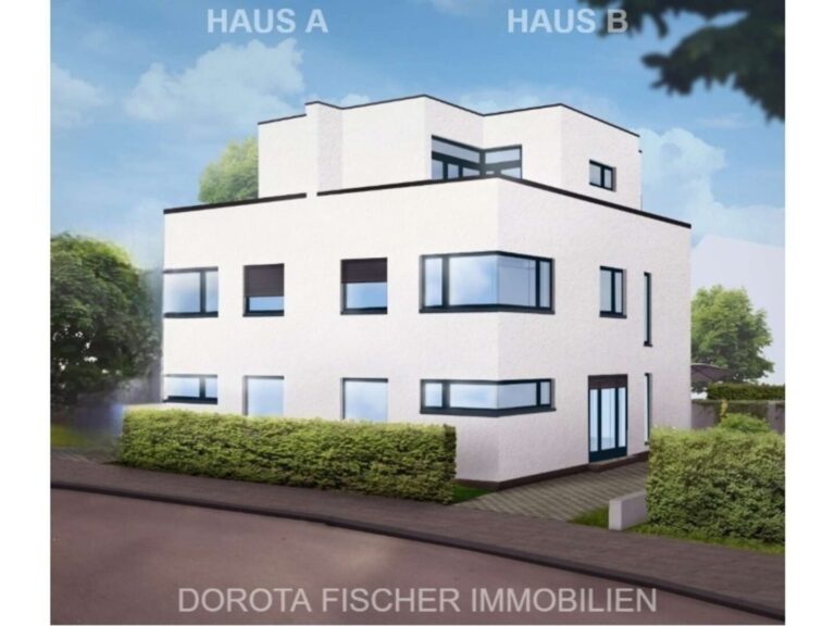 Vorderansicht Haus A + Haus B